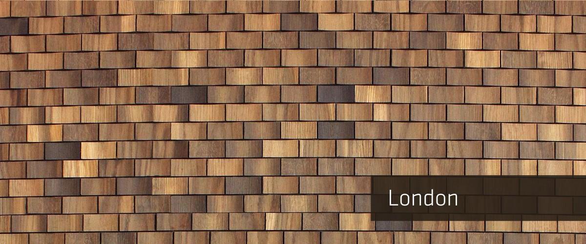 Panel Mosaicos de Madera London