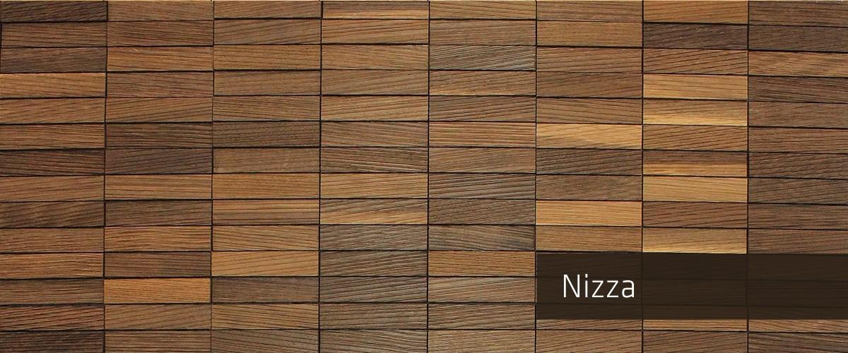 Panel Mosaico de Madera Nizza Roble
