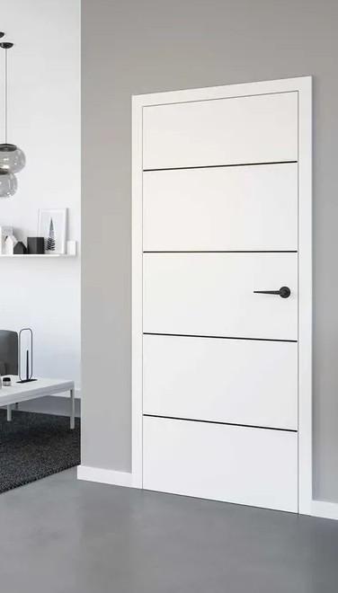 Puertas En Block. Puertas Lacadas en Blanco