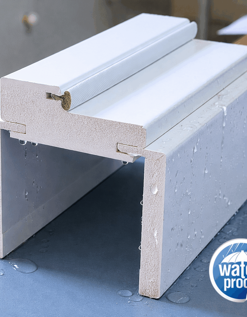 Puertas con guarnicion resistente al agua y humedad